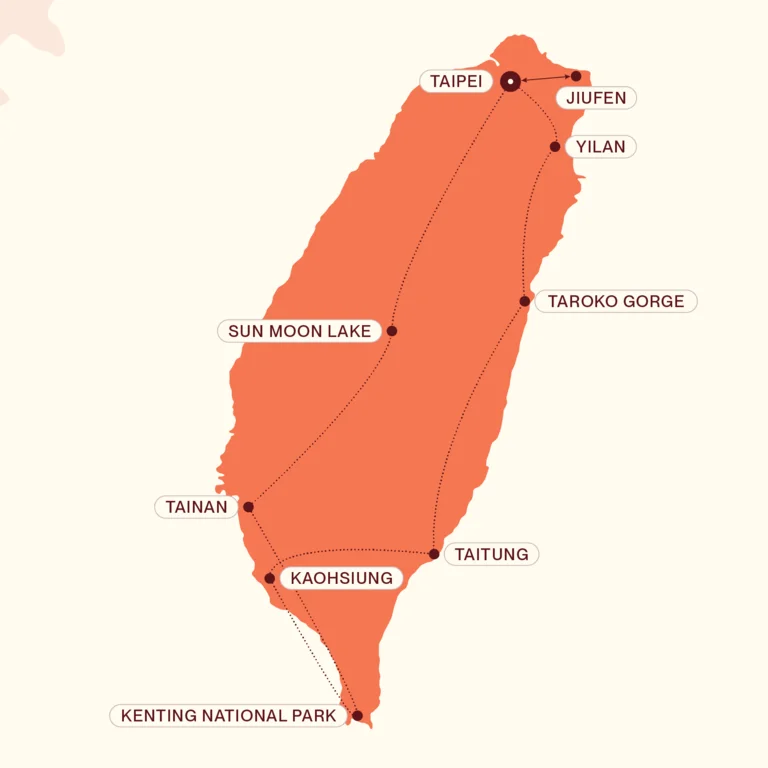 Taiwan in depth itinerary map (mobile)