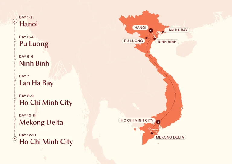 Vietnam's Landscapes Desktop map