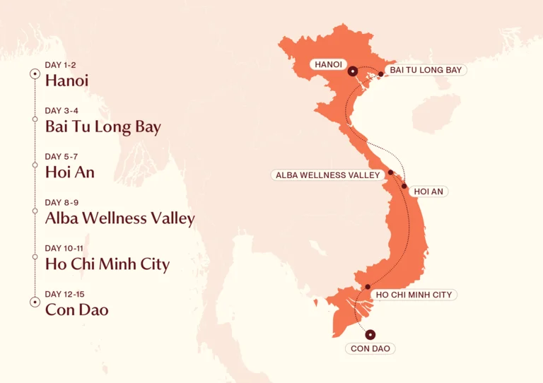 Vietnam Rejuvenation map