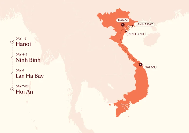 Vietnam Young Family Explorer map