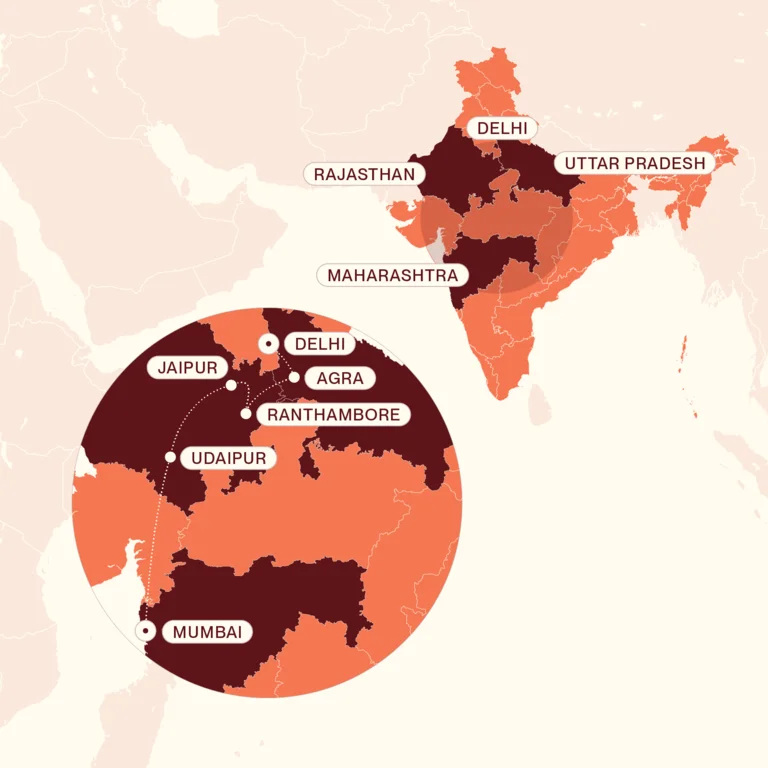 North India Luxury_mobile Map