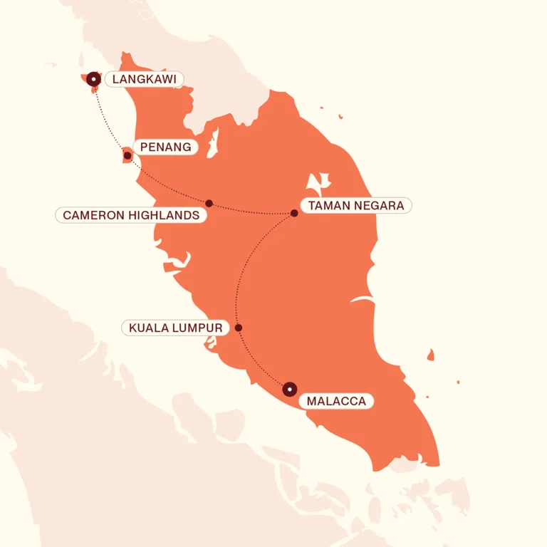 Classic Malaysia mobile map
