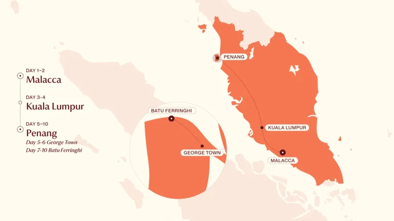 Heritage Malaysia map