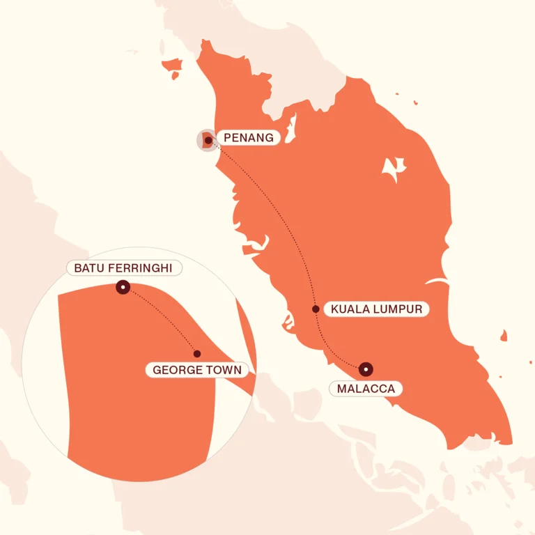 Heritage Malaysia map