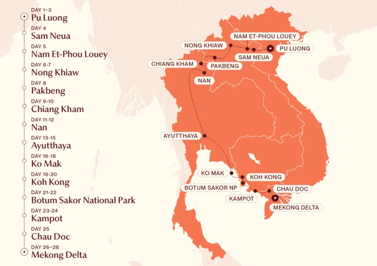 Hidden Southeast Asia map
