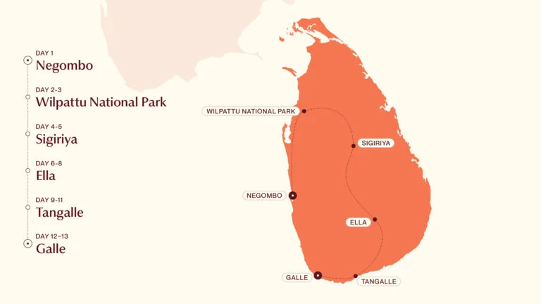 Sri Lanka Uncovered Map