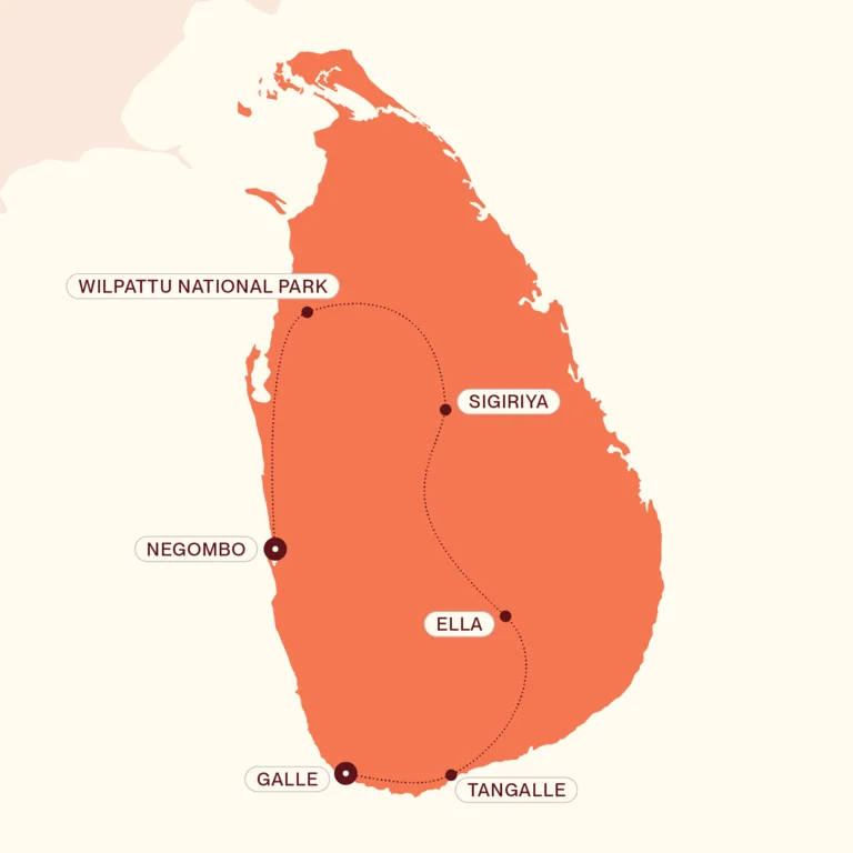 Sri Lanka Uncovered Map