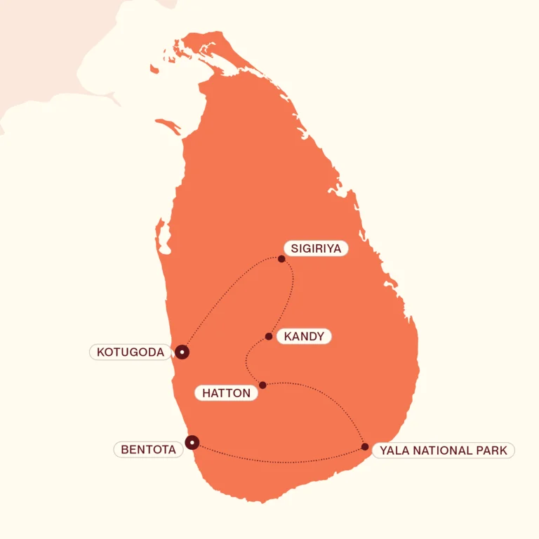 Sri Lanka Best Of Map mobile