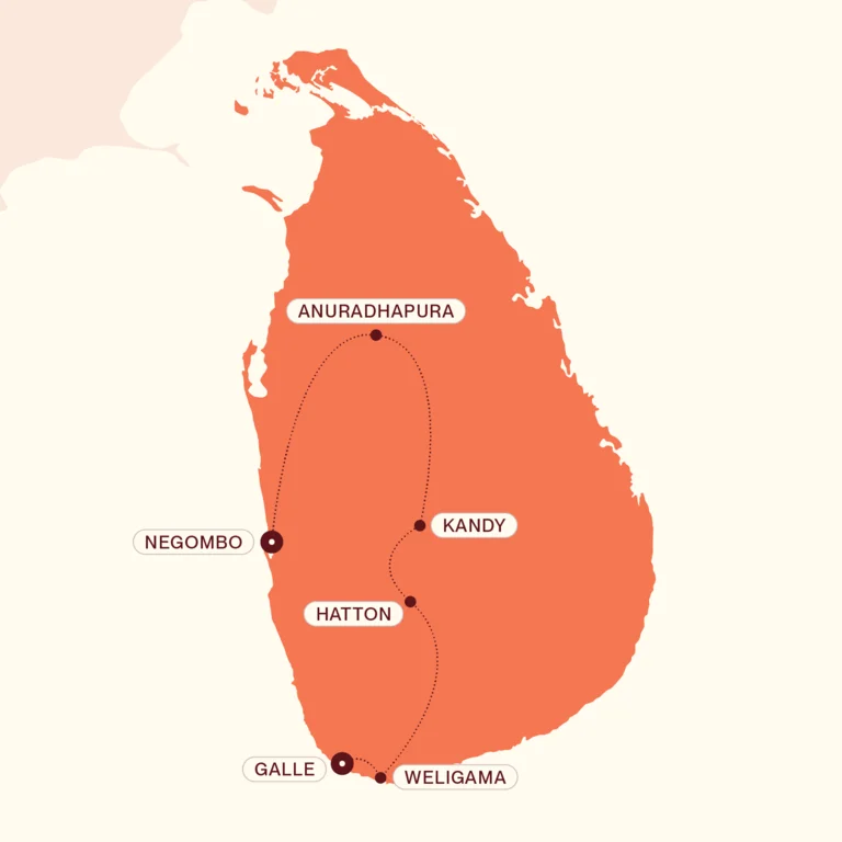 Sri Lanka Luxury Map