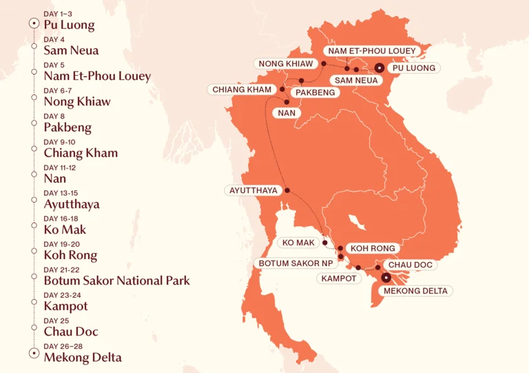 Hidden Southeast Asia map