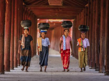 Local Burmese women