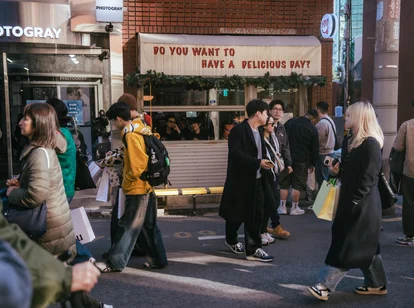Delicious Day aesthetic restaurant in Seoul, South Korea on a culinary group tour