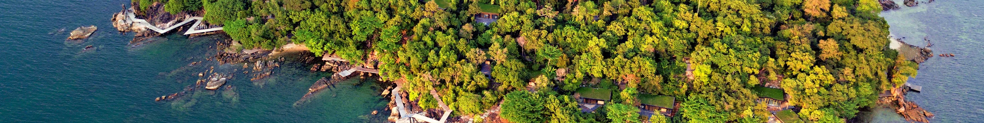 Aerial view of Koh Krabey Island 