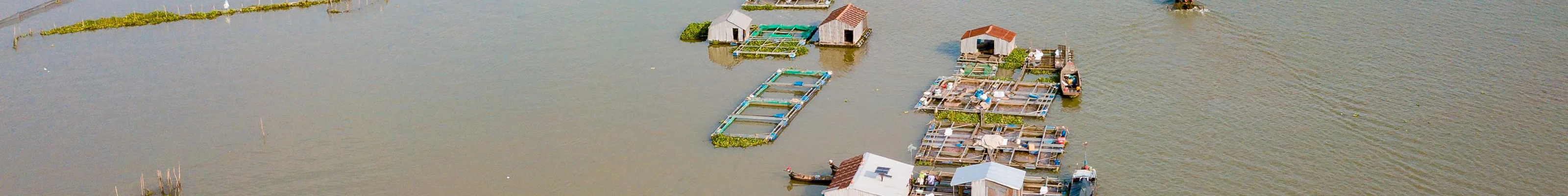 Aerial view of the Mekong - Heritage Line