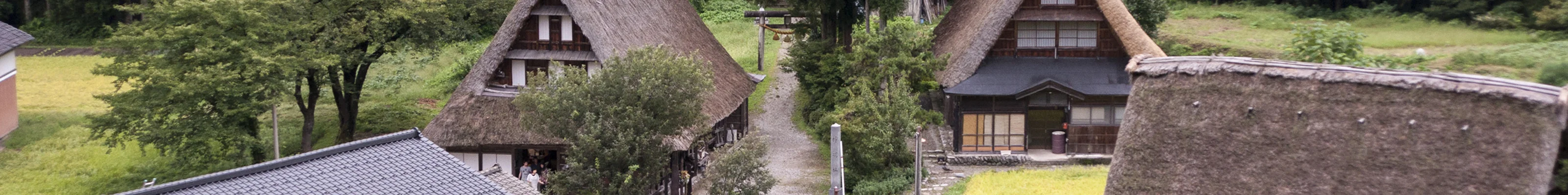 Thatched homes in Shirakawago 
