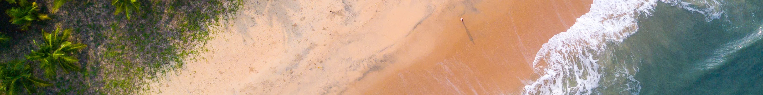 Marari Beach Aerial Shot