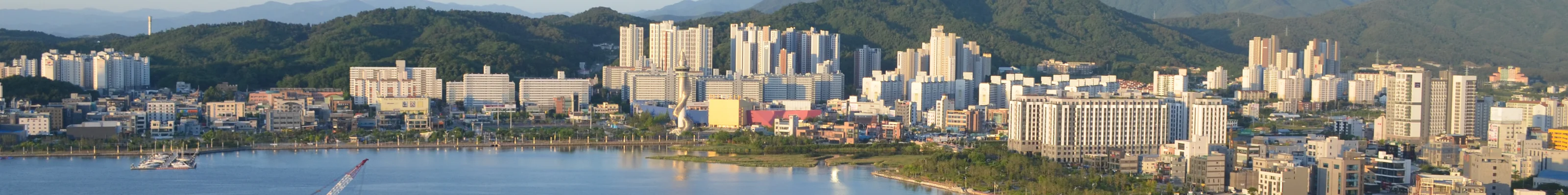 The view over Sokcho coast 