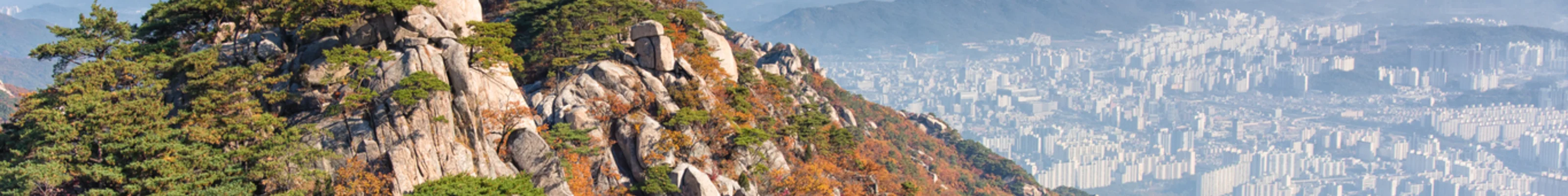 View from Dobongsan Seoul Bukhansan national park