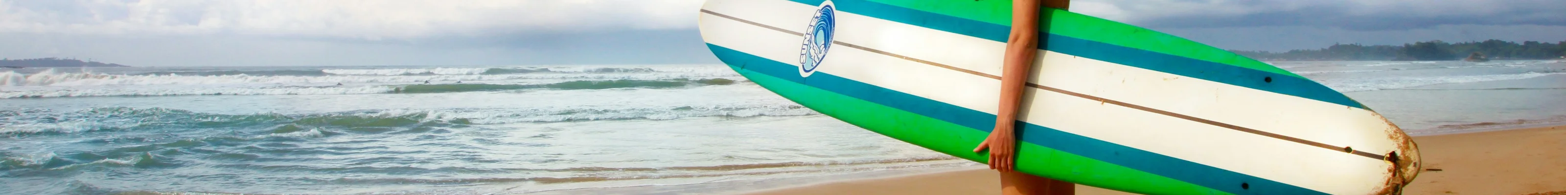 Surfing Girl, Weligama, Sri Lanka