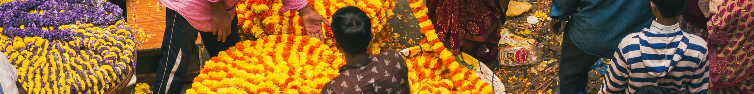 Bangalore Flower Market, Bangalore, India