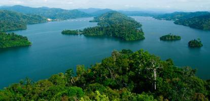 Aerial view of Banding Island