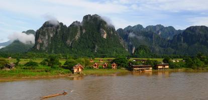 Vang Vieng river