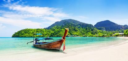 Boat in Phi Phi Island