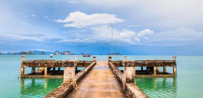 Pier at Ko Yao Noi, Thailand