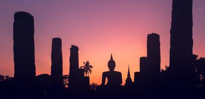 Sunset over Sukhothai ©Valeriy Ryasnyanskiy