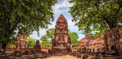 Wat Maha That temple in Ayutthaya