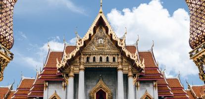 Temple exterior, Bangkok, Thailand