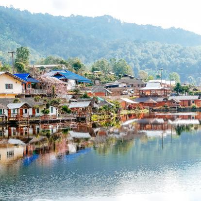 Waterfront village in Mae Hong Son