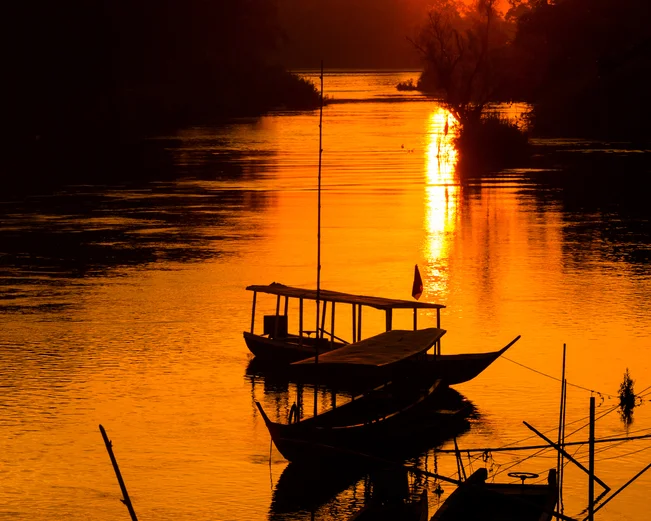 Sunset at 4,000 Islands 