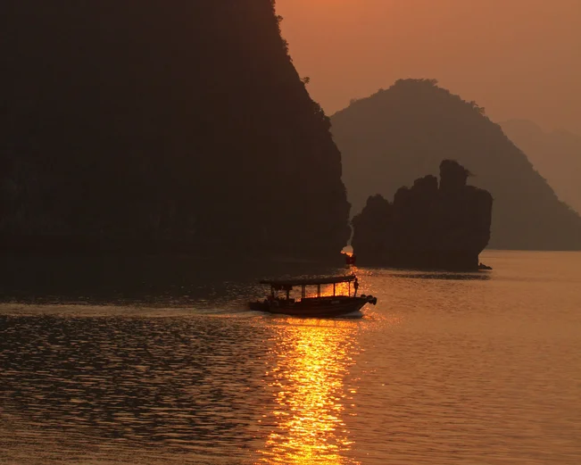 Halong Bay sunset