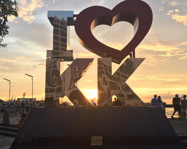 I heart KK in Kota Kinabalu