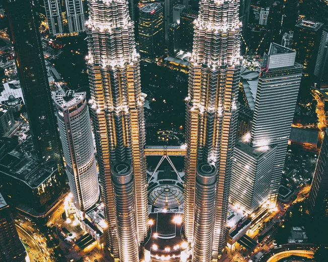 Petronas Towers in Kuala Lumpur