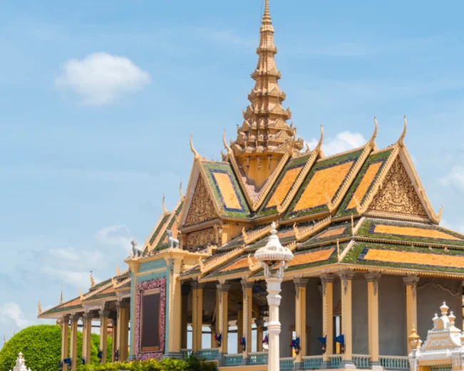 Golden Palace in Phnom Penh