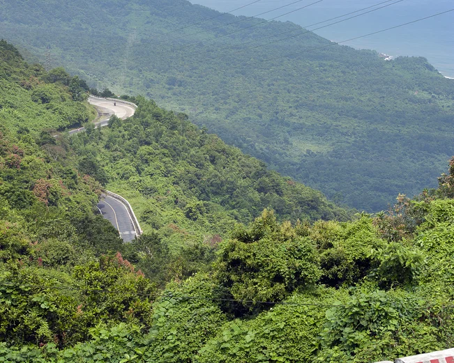 Hai Van Pass in Vietnam