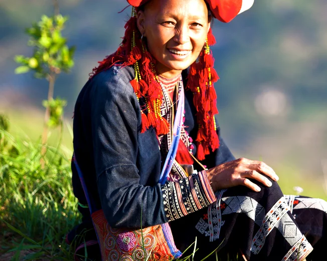 Red Dao lady in Northern Vietnam