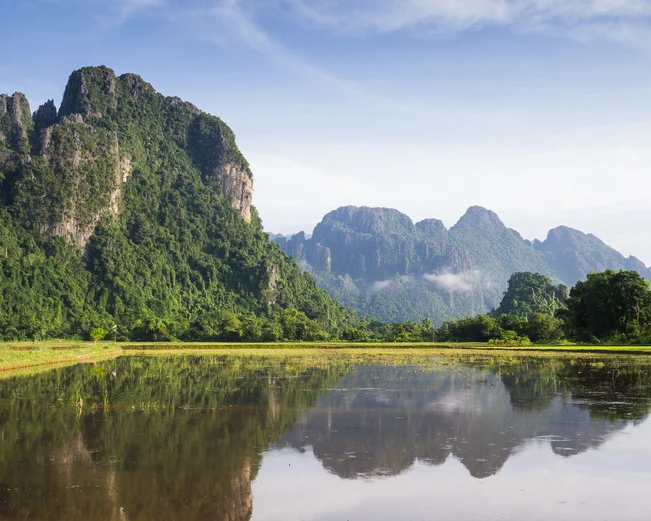 Vang Vieng landscape