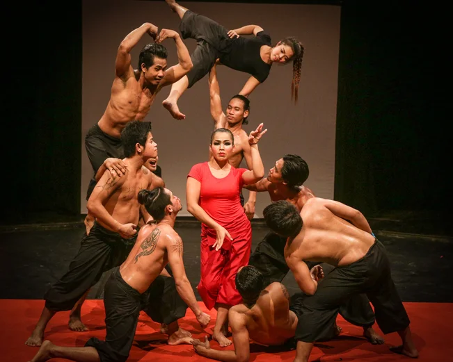 Performers from Phare, the Cambodian Circus - Paul Bloomfield