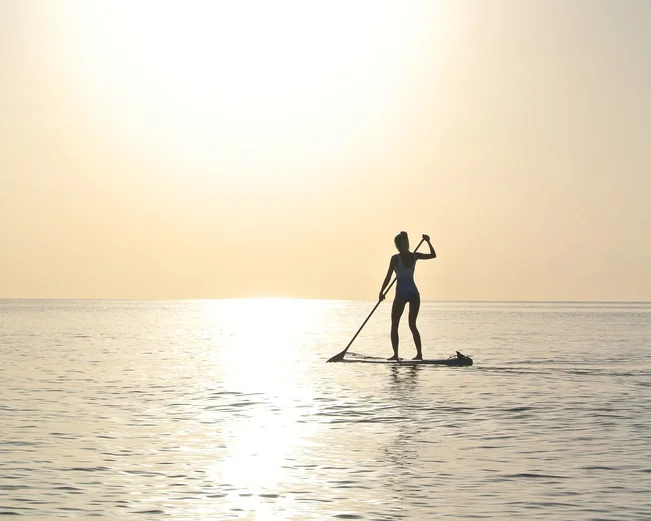 Paddleboarding in Cambodia 