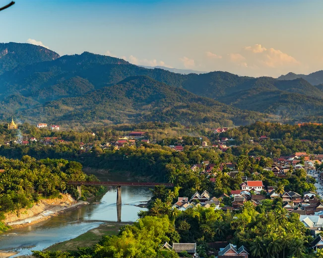 Top view of Luang Prabang