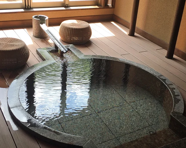 Ryokan hot spring 