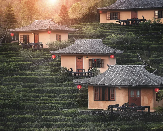 Traditional homes in Mae Hong Son 