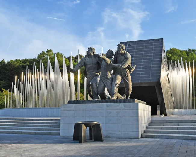 May 18 Memorial statues in Gwangju South Korea