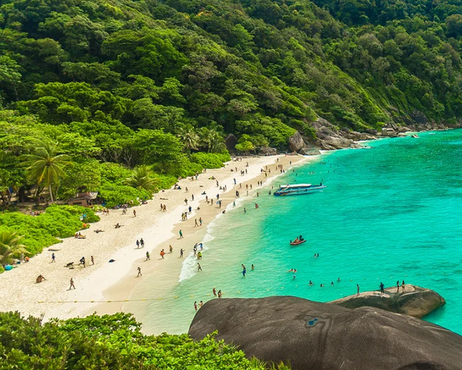 View of Phuket beach 