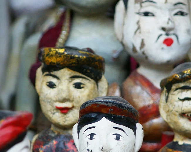 Traditional Vietnamese water puppets