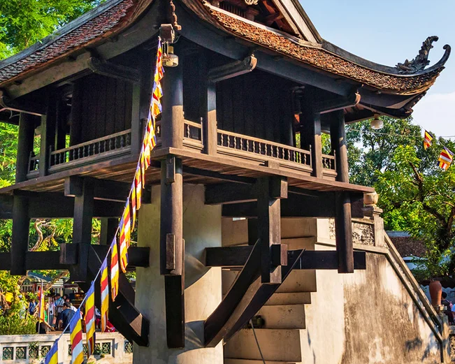 Pagoda at Hanoi, Vietnam