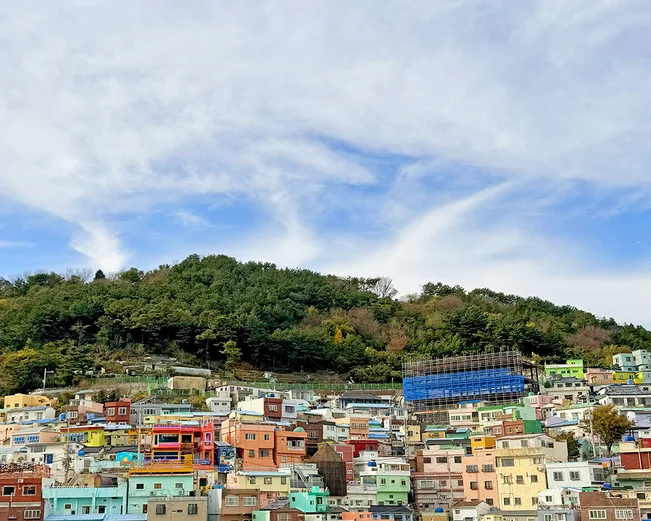 Colourful houses of Busan 